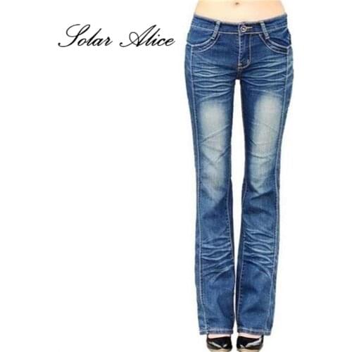 SOLAR ALICE Women's Cropped Jeans