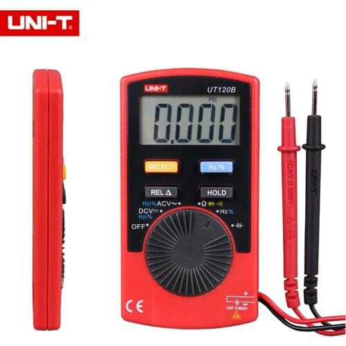 UNI-T UT120B LCD Digital Pocket Volt Meter Voltmeter AC Tester Multimeter