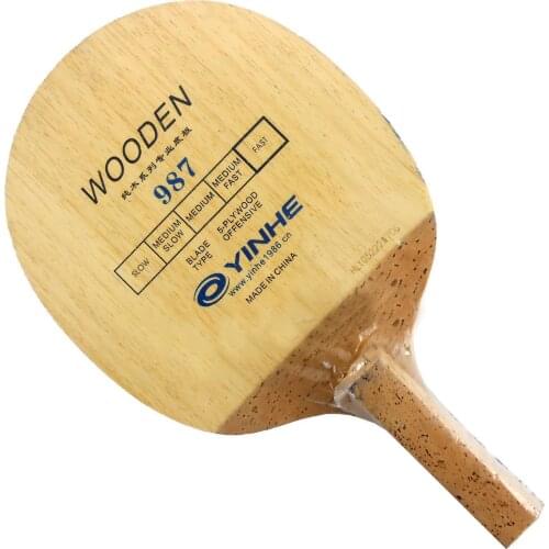 Yinhe 987 Wooden Fast-Attack OFF Table Tennis Blade (Japanese penhold) for PingPong Racket