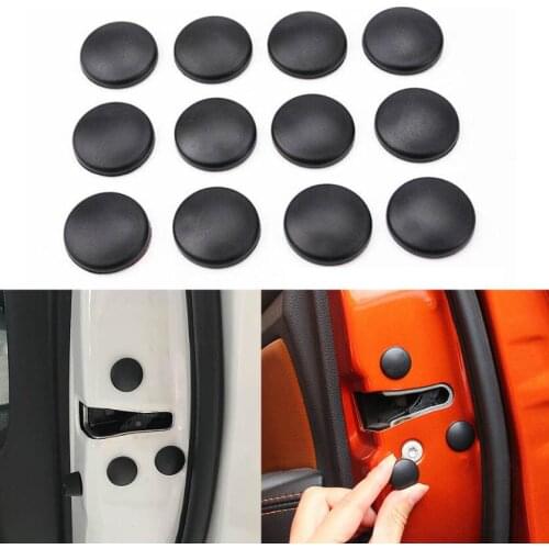 Car Door Lock Screw Protector Cover for FIAT 500 Panda Stilo Punto Doblo Grande Bravo Ducato Minibus