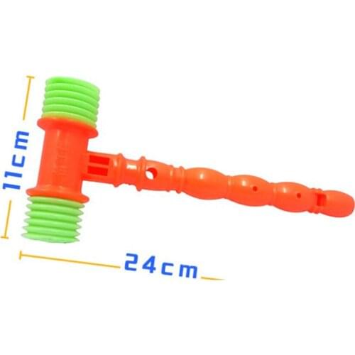 1PC Unisex Kids Knocking Hammer Toy Noise Maker Funny Lovely Hammer Shape Vocal Knocking Toy Kids Gift Random Color