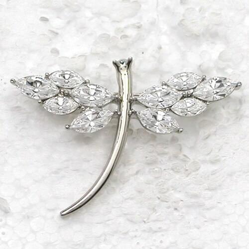 12pcs/lot Wholesale Fashion Brooch Rhinestone Marquise Dragonfly Pin brooches C101492