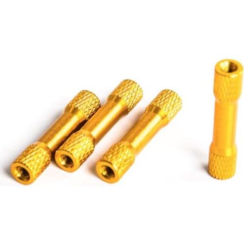 20pcs/lot Round M3 Aluminum Standoff M3*25 M3*28 25MM 28MM Round Alloy Spacer Stud Fastener for FPV Racing Drone Frame