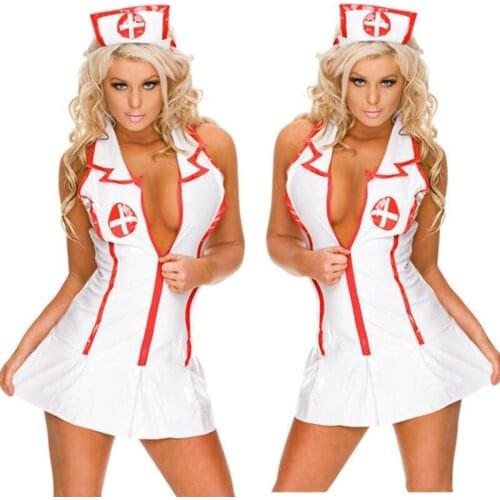 2016 Wholesale Price Sexy Womans Ladies Naughty Nurse Costume Hen Fancy Dress Party Outfit Cosplay Halloween Costume For Women