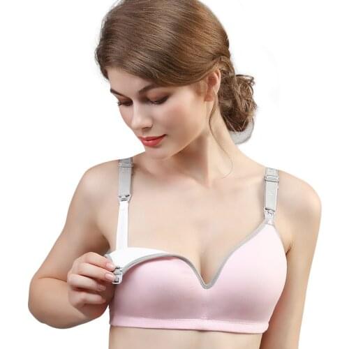 2020 Breastfeeding Bras Prevent Sagging Maternity Underwear Autumn Winter Nursing Bra for Feeding Cotton Women Pregnancy Clothes