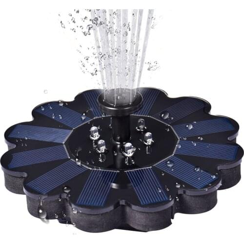 2021 NEW Hot Sale! Solar Panel Kit Floating Water Pumps Mini Solar Powered Garden Bird Bath Water Fountain Garden Pool Outdoor