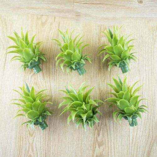 3PCS Exquisite Artificial Leaves Decorative Lifelike Green Pineapple Leaves Fake Plants Home Decoration Supplies
