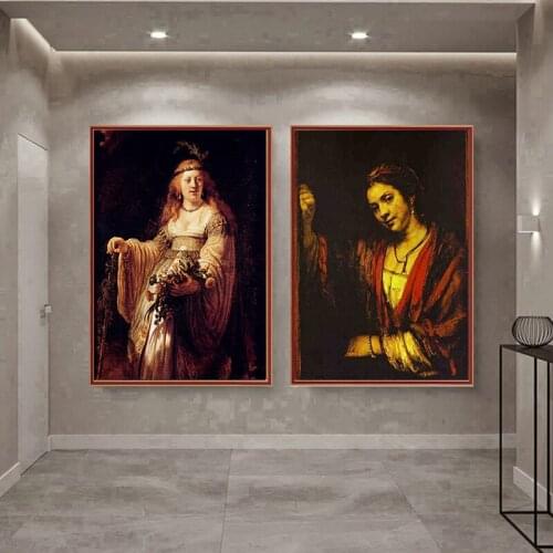 5D DIY diamond painting Dutch painter Rembrandt character series full square diamond embroidery mosaic home decoration wall art