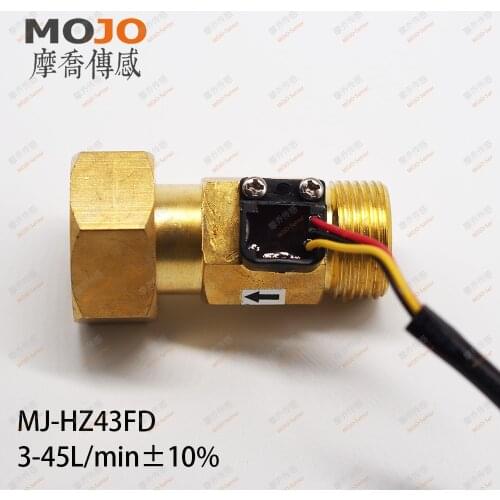 Flow Sensor MJ-HZ43FD Brass flow meter water-cycling system G3/4"