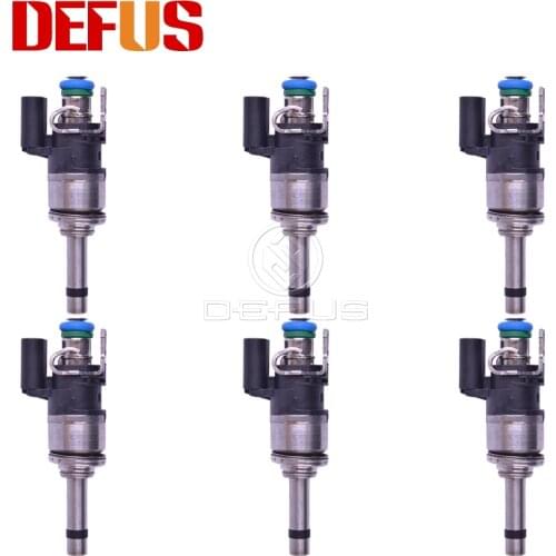 DEFUS 6PCS Fuel Injectors de combustible Nozzles OEM DS7G-9F593-EA For Ford C-Max II Focus III Turnier Galaxy Grand 1.5 New