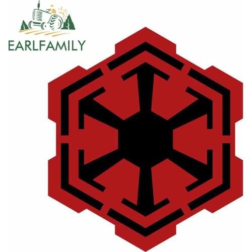 EARLFAMILY 13cm x 11cm Personality Decal for Sith Empire Emblem Funny Car Stickers Motorcycle Laptop Scratch-Proof Decoration