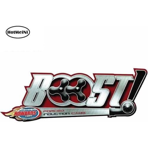 HotMeiNi 13cm x 5cm For BOOST High Quality Car Stickers Car Accessories 3D The Whole Body Waterproof Vinyl 3D Decal