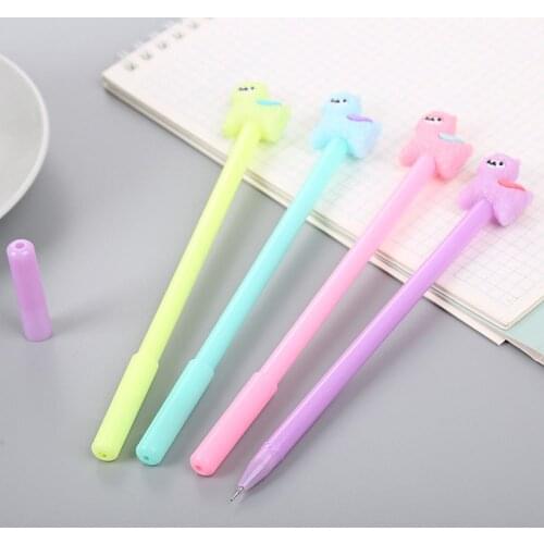 Creative Stationery Alpaca Gel Pen Cute Learning Office Sign Cartoon Animal Student Pen Kawaii School Stationery New
