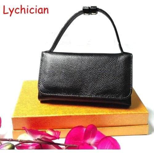 Lychician Women's Leather Clutches