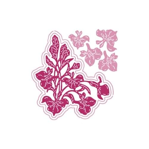 Lobelia Metal Cutting Dies Scrapbook Diary Decoration Stencil Embossing Template DIY Greeting Card Handmade Album New 2021