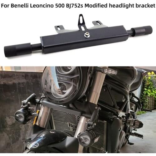 Motorcycle modified aluminum alloy headlight bracket external spotlight bracket For Benelli Leoncino 500 BJ752s