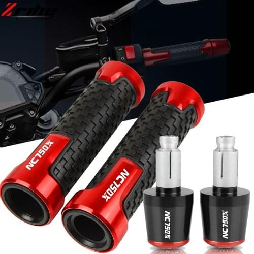 For Honda NC750X NC750 X NC750 NC 750 X 2017 2018 2019 2020 Motorcycle Handlebar Grips Ends 7/8" 22mm Handle Bar End Plug Caps