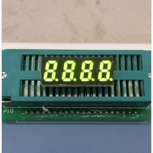 Common anode/ Common cathode 0.31 inch digital tube 4 bits digital tube led display 0.31inches Yellow-green digital tube