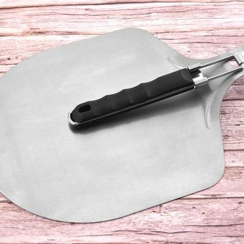 Pizza Peel - Pizza Paddle with Folding Handle-Pizza Spatula 12Inch Accessory for Baking Homemade Pizza