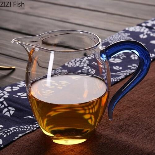 Transparent Glass Tea Set Set Kung Fu Teapot Green Tea Pu'er Creative Fair Cup Tea Divider Chinese Tea Ceremony Accessories