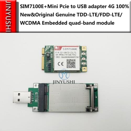 SIM7100E Mini Pcie SIMCOM +Pcie to USB transfer card 100% New&Original TDD-LTE/FDD-LTE/WCDMA Embedded quad-band in stock