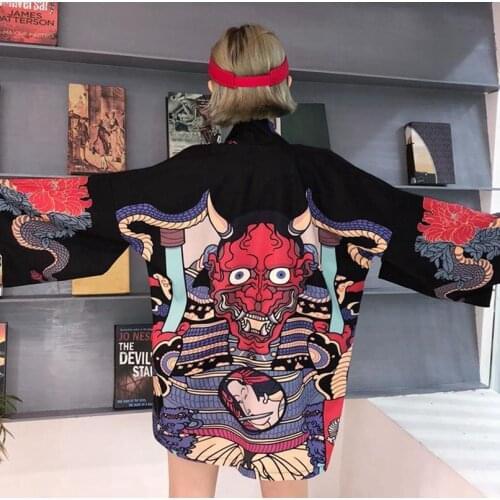 Traditional Printing japanese kimonos cardigan kimono women 2019 summer japanese kimono yukata japanese kimono traditional