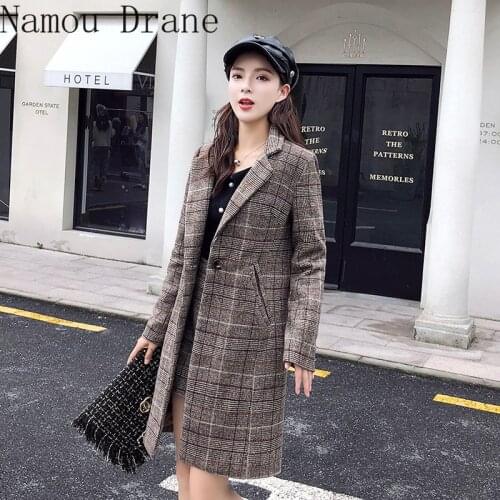 2020 new Korean casual all-match fashion plaid jacket short skirt suit two-piece tow piece set for women