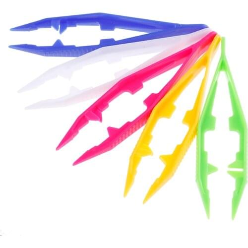 Random Color 1 Pcs Funny Durable Children Kids Tools Tweezers Kids' Craft for Perler Bead New Design