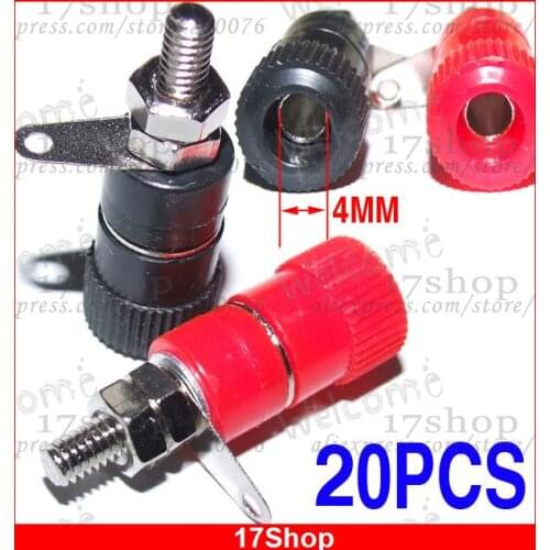 20PCS Speaker Terminal Binding Post for 4mm Banana plug