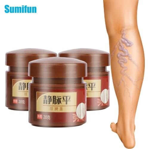 3PCS New Varicose Veins Treatment Cream Health Care 100% Original Vasculitis Phlebitis Spider Pain Relief Ointment 20g