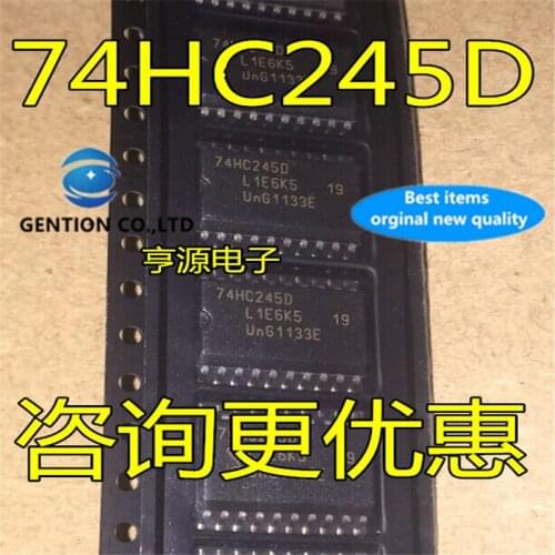 50Pcs SN74HC245D 74HC245 74HC245D Wide body 7.2MM in stock 100% new and original