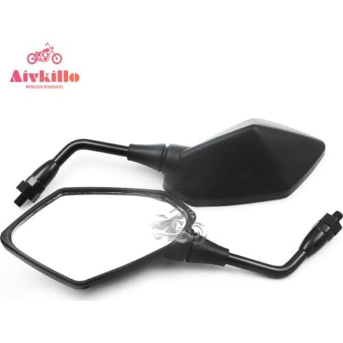 Black Motorcycle Rearview Mirrors For Kawasaki Z1000 2003-2011 Z750 2004-2011 05 06 07 09 10