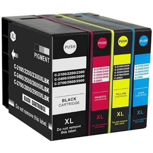 Full Pigment Ink Cartridge Compatible For Canon PGI-2100XL 2200XL 2300LX 2400XL 2500XL 2600XL 2700XL 2800XL 2900XL Printers