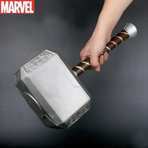 Marvel Avengers 4 Movie Thors Hammer PU Foam 1:1 Weapon Cosplay Thor Reduction Hammer Anime Prop Arms Toy for Youth