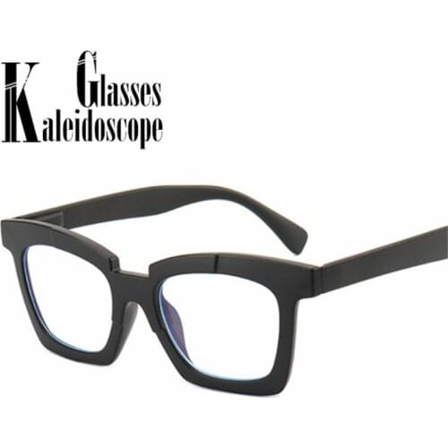 Anti Blue Lgiht Glasses Frame Men Square Myopia Prescription Spectacles Women Vintage Black Red Compute Eyeglasses Frames