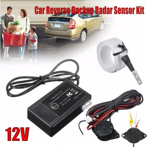 12V Electromagnetic Car Truck Parking Reversing Reverse Backup Radar Sensor Kit
