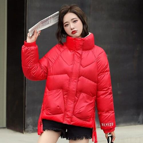 2020 New Real New Full Zipper Solid Fashion Cotton Cotton-padded Jacket More Big Yards Hooded Warm Q17 Winter Jacket Women