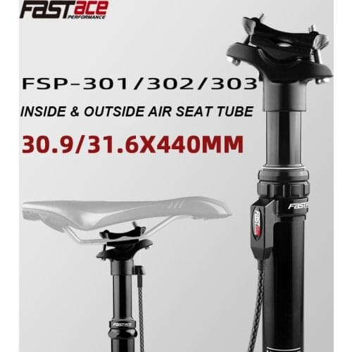 1Pcs Mountain Bike Airlift Seatpost Lightweight Internal External Routing MTB Remote Control Telescopic 30.9/31.6mm Seatpost