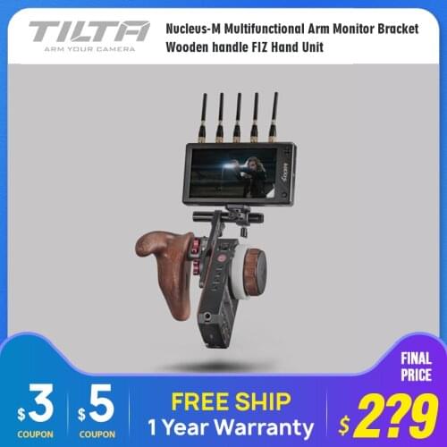 Tilta Nucleus-M Arm Monitor BracketWooden handle FIZ Hand Unit Arri Rosette Adapter for video transmitter Wireless Follow Focus