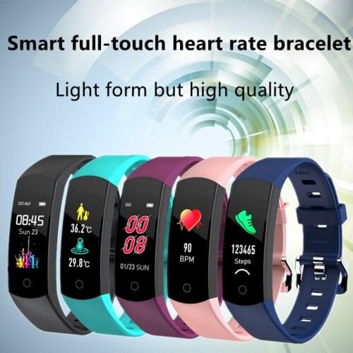C07T Smartband Body Temperature Test Heart Rate Monitor Smart Bracelet Activity Fitness Tracker Smart Band