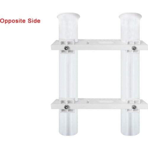 2 Tubes Link White plastic fishing rod racks holders socket for boat marine fishing box kayak boat yacht 7720N