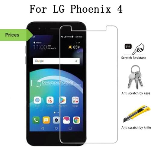 Tempered Glass High-quality For LG Phoenix 4 Toughened Screen Protector Film Protective Screen Case Universal