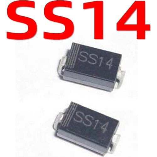 100pcs/lot SS14 Schottky Diode 40V SMA 1N5819 DO-214AC