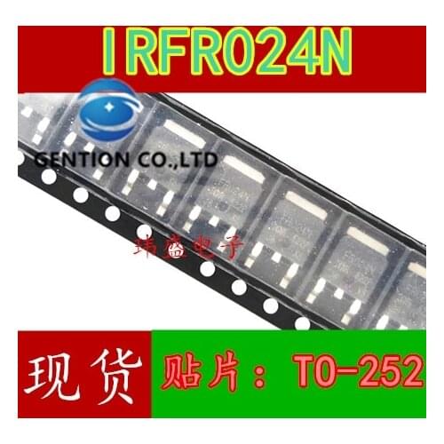20PCS IRFR024NTRPBF FR024N field-effect tube MOSFET N channel TO252 in stock 100% new and original