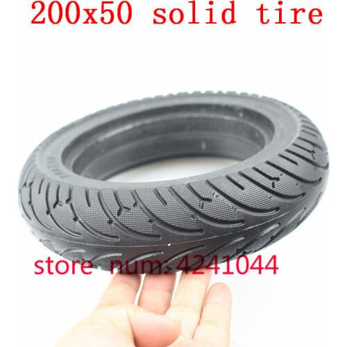 200x50 Inner width 27mm or 37mm solid tire fit 8 inch electric scooter motor rear wheel 8'' Electric self balancing scooter tyre