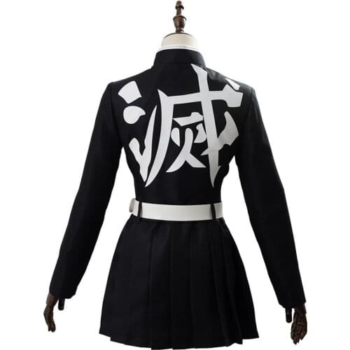 Anime Demon Slayer Hepburn Kimetsu no Yaiba Kanroji Mitsuri Cosplay Costume Outfit Men Women Halloween Carnival Cosplay Costume
