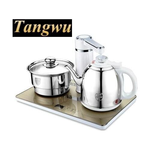 Automatic upper water electric kettle pump 304 stainless steel tea set