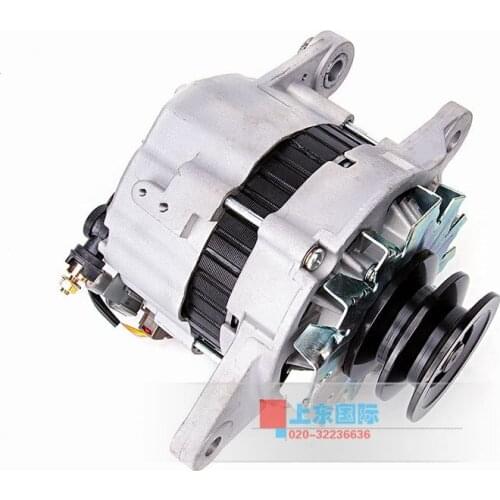 Free shipping for ZAXEX200-6 generator Hitachi 6BG1 engine motor 24V50A excavator accessories digger parts