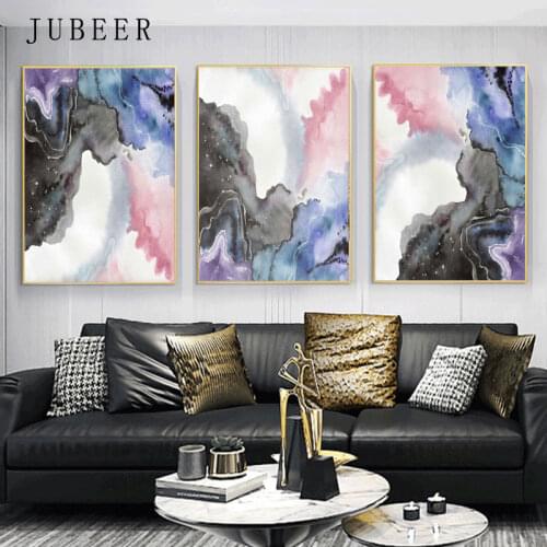 Color Abstract Canvas Painting Wall Art Nordic Modern Posters and Prints Wall Picture for Living Room Home Decor Large Pictures
