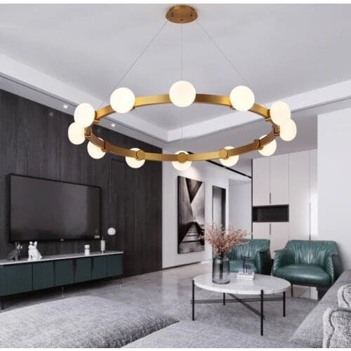 DAR Globe Glass Chandeliers Lights Nordic Modern Chandelier Light Lighting Pendent Lamp Glass Ball Lamp 110v,220v